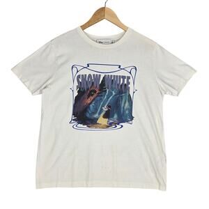 DISNEY × COACH SNOW WHITE TEE – WOMEN’S M – WHITE – 100% COTTON – LIMITED COLLAB